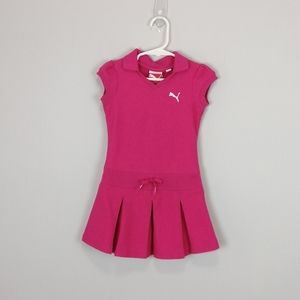 Puma Collared Tennis Dress Pink Size 4T